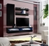 Picture of ASM Fly S7 Living Room Wall Unit Set Black