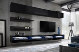 Show details for ASM Fly T4 Living Room Wall Unit Set Black