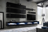 Show details for ASM Fly U1 Living Room Wall Unit Set Black