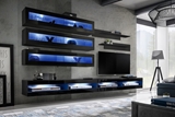 Show details for ASM Fly U2 Living Room Wall Unit Set Black