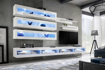 Picture of ASM Fly U2 Living Room Wall Unit Set White