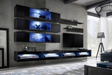 Show details for ASM Fly U3 Living Room Wall Unit Set Black