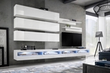 Show details for ASM Fly U4 Living Room Wall Unit Set White