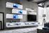 Picture of ASM Fly V Living Room Wall Unit Set White WW FY V3