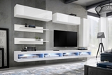 Show details for ASM Fly W Living Room Wall Unit Set White WW FY W1