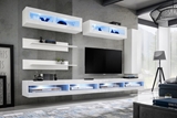 Show details for ASM Fly W Living Room Wall Unit Set White WW FY W2