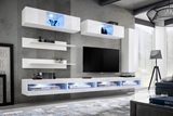 Show details for ASM Fly W Living Room Wall Unit Set White WW FY W3