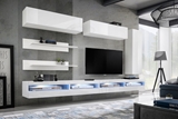 Show details for ASM Fly W Living Room Wall Unit Set White WW FY W4