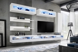 Show details for ASM Fly W Living Room Wall Unit Set White WW FY W5