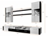 Picture of ASM Fresh Living Room Wall Unit Set White/Black