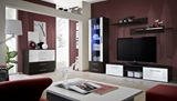 Show details for ASM Galino B Wall Unit Wenge/White Gloss/Wenge