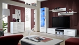 Show details for ASM Galino B Wall Unit White/White Gloss