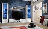 Show details for ASM Galino C Wall Unit White/White Gloss