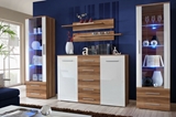 Show details for ASM Galino D Wall Unit Plum/White Gloss/Plum