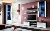 Show details for ASM Galino F Wall Unit Black/White Gloss