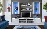 Show details for ASM Galino G Living Room Wall Unit Set White Mat