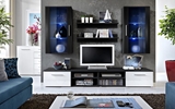 Show details for ASM Galino G Wall Unit Black/White Gloss