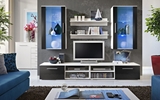 Show details for ASM Galino G Wall Unit White/Black Gloss