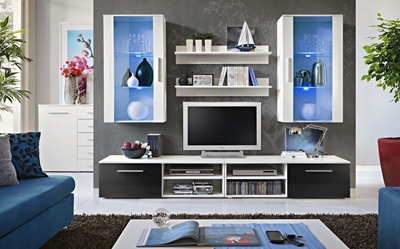 Picture of ASM Galino G Wall Unit White/Black