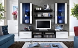 Show details for ASM Galino G Wall Unit White Gloss/Black