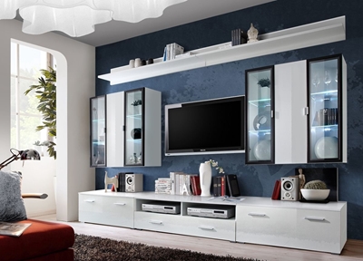 Picture of ASM Iceland Living Room Wall Unit Set White