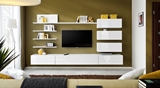 Show details for ASM Italy Living Room Wall Unit Set White