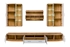 Picture of ASM Jelly Living Room Wall Unit Set Wotan Oak/White