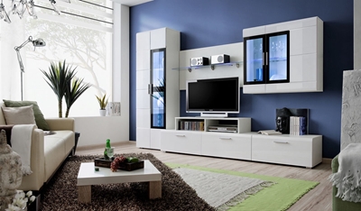 Picture of ASM Krone II Living Room Wall Unit Set White