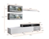 Picture of ASM Light Living Room Wall Unit Set White/Grey