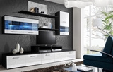 Show details for ASM Logo II Living Room Wall Unit Set LED Black/White