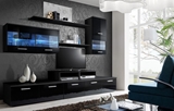 Show details for ASM Logo II Living Room Wall Unit Set LED Black