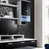 Picture of ASM Logo II Living Room Wall Unit Set LED White/Black