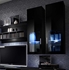 Picture of ASM Lyra Living Room Wall Unit Set Black