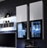 Picture of ASM Lyra Living Room Wall Unit Set White/Black