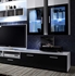 Picture of ASM Lyra Living Room Wall Unit Set White/Black