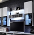 Picture of ASM Lyra Living Room Wall Unit Set White/Black