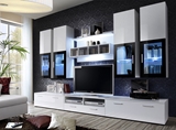 Show details for ASM Lyra Living Room Wall Unit Set White