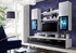 Picture of ASM Mini Living Room Wall Unit Set LED White/Black