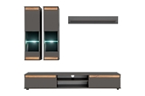 Show details for ASM Modo Living Room Wall Unit Set Anthracite/Wotan