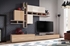 Picture of ASM Napoli Living Room Wall Unit Set Wellington Oak/Cappucino