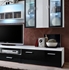 Picture of ASM Quadro Living Room Wall Unit Set White/Black