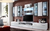 Show details for ASM Quadro Living Room Wall Unit Set White