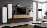 Show details for ASM Switch I Wall Unit Wotan Oak/White