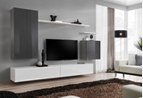 Show details for ASM Switch II Wall Unit Graphite/White