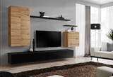 Show details for ASM Switch II Wall Unit Wotan Oak/Black