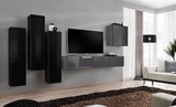 Show details for ASM Switch III Wall Unit Graphite/Black