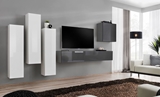 Show details for ASM Switch III Wall Unit Graphite/White