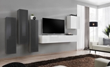 Show details for ASM Switch III Wall Unit White/Graphite