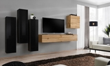 Show details for ASM Switch III Wall Unit Wotan Oak/Black