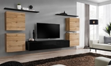 Show details for ASM Switch IV Wall Unit Black/Wotan Oak